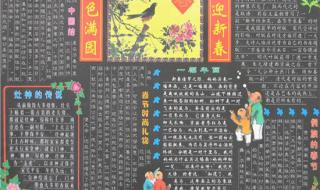 小学生黑板报版面设计图
